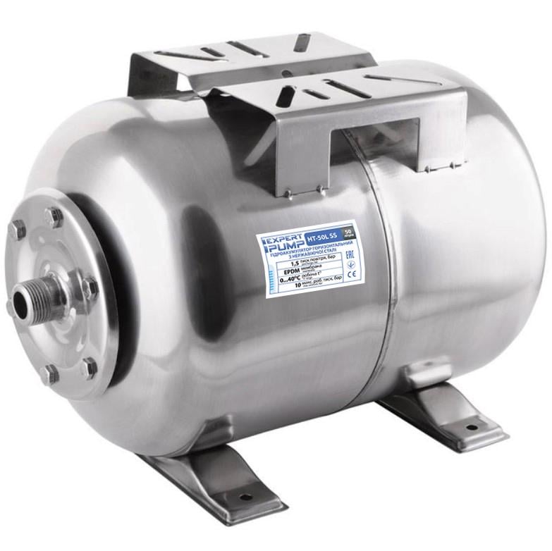 Гидроаккумулятор 50 л горизонтальный нержавеющий EP HT50SS (28093101) - фото 1