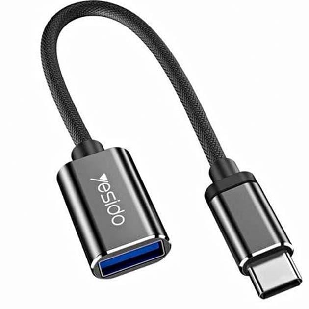 Переходник OTG Yesido GS01 Type-C to USB 3.0 металл (21491711)