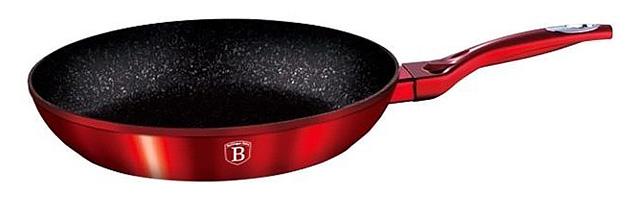 Сковорода Berlinger Haus Burgundy Ø 28 см мармурове покриття (BH-1253N)