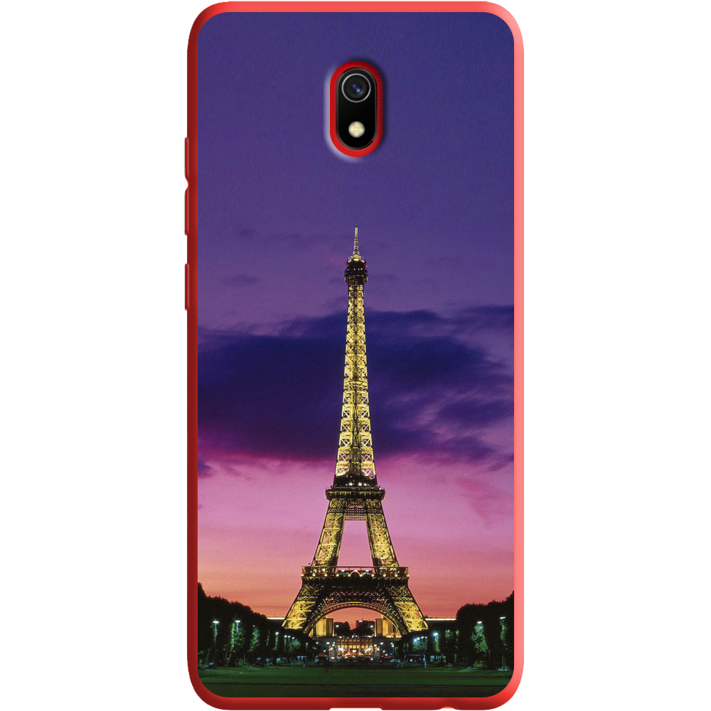 Чохол Boxface Xiaomi Redmi 8A Опівночі в Парижі Червоний силікон  (38341-up964-38672)