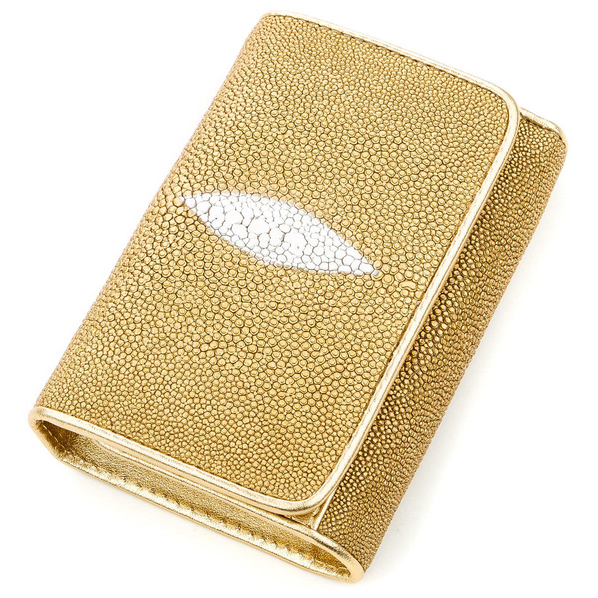 Гаманець жіночий Stingray leather 18639 шкіра Золотистий