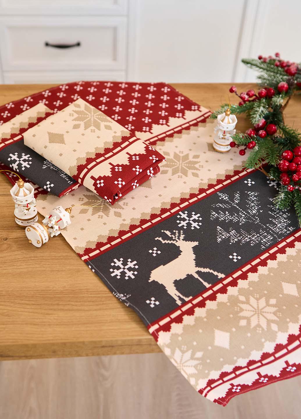 Кухонний рушник Північні олені 75х40 см - фото 3 Кухонний рушник Північні олені 75х40 см - фото 3