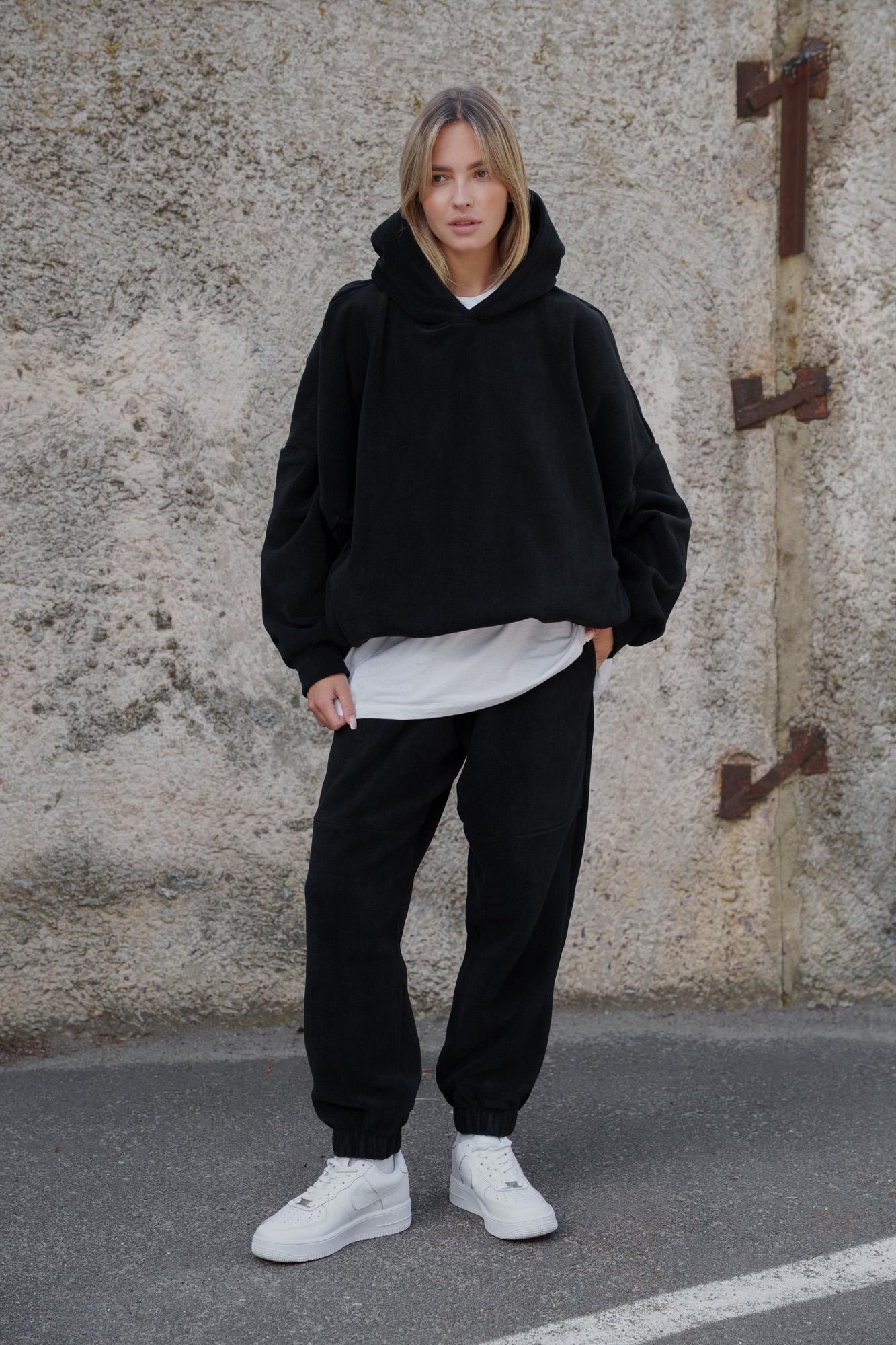 Худи Оверсайз с капюшоном Without Brand Soprano Black (8055980) - фото 7 Худи Оверсайз с капюшоном Without Brand Soprano Black (8055980) - фото 7