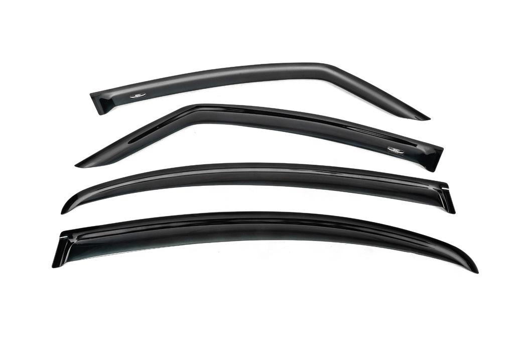 Ветровики SD HIC для Suzuki SX4 2006-2013 гг. поликарбонат Черный