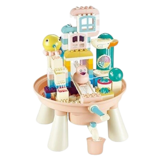 Конструктор игровой фонтан на столе водяные игрушки 123 дет. (77019)