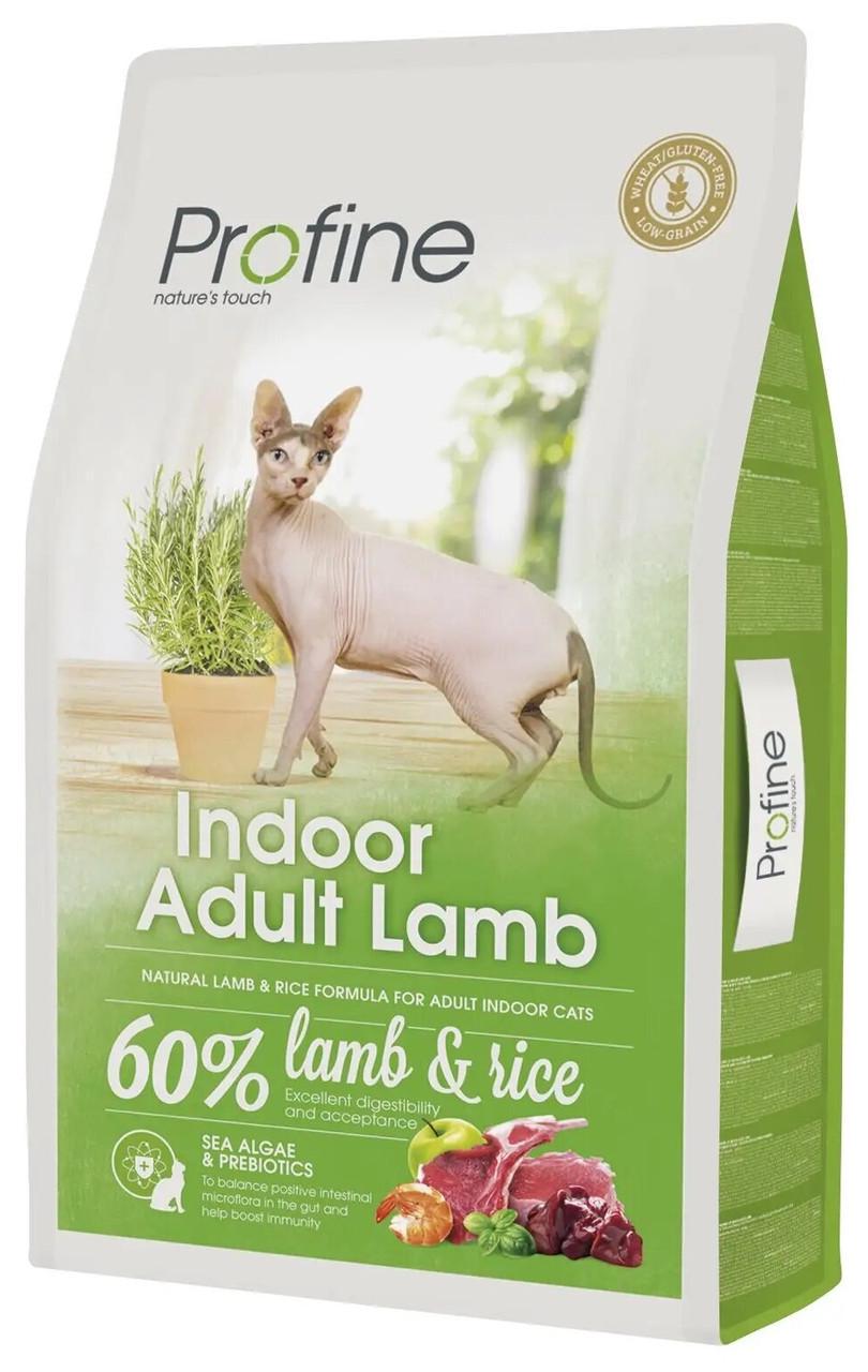 Корм сухий Profine Cat Indoor для кішок, що живуть у приміщенні з ягнятком та рисом 10 кг (1789920071)