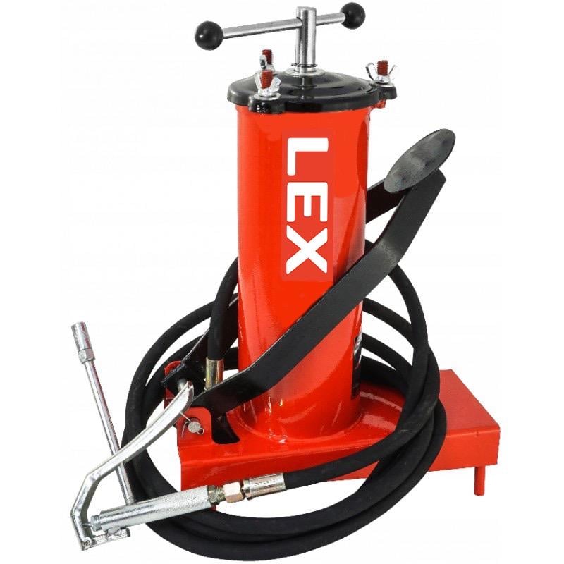 Нагнітач мастила ножний LEX LXFGG6L-4M 30 МПа 6 л (11005)