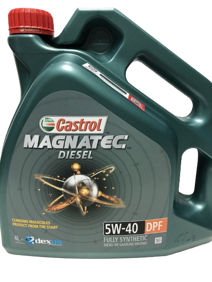 Масло моторне синтетичне дизельне Castrol 5W40 В4 Magnatec Diesel DPF 4 л (15F911) - фото 1