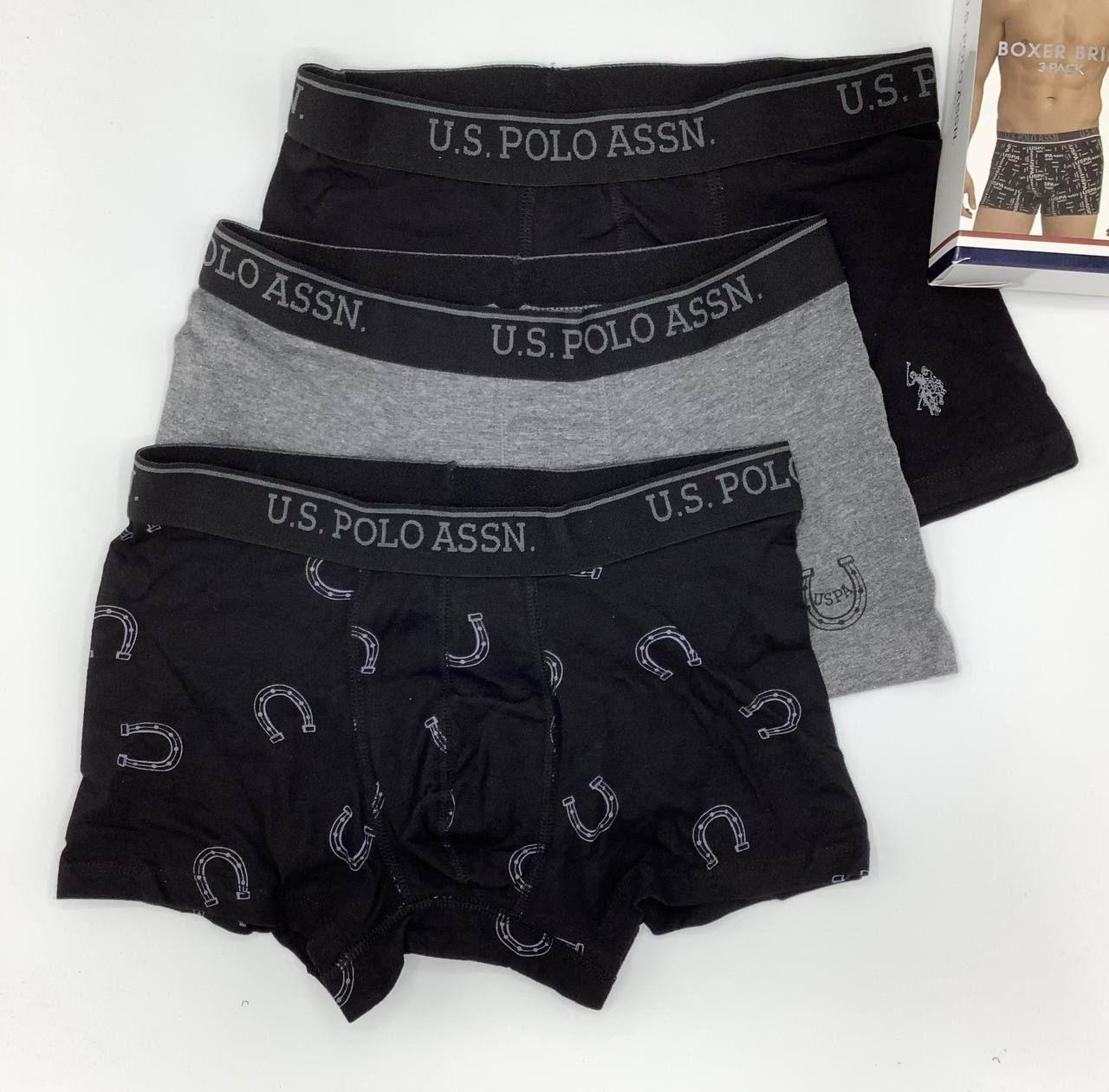 Набор мужских трусов Polo боксеры 3 шт. (80309 1010)