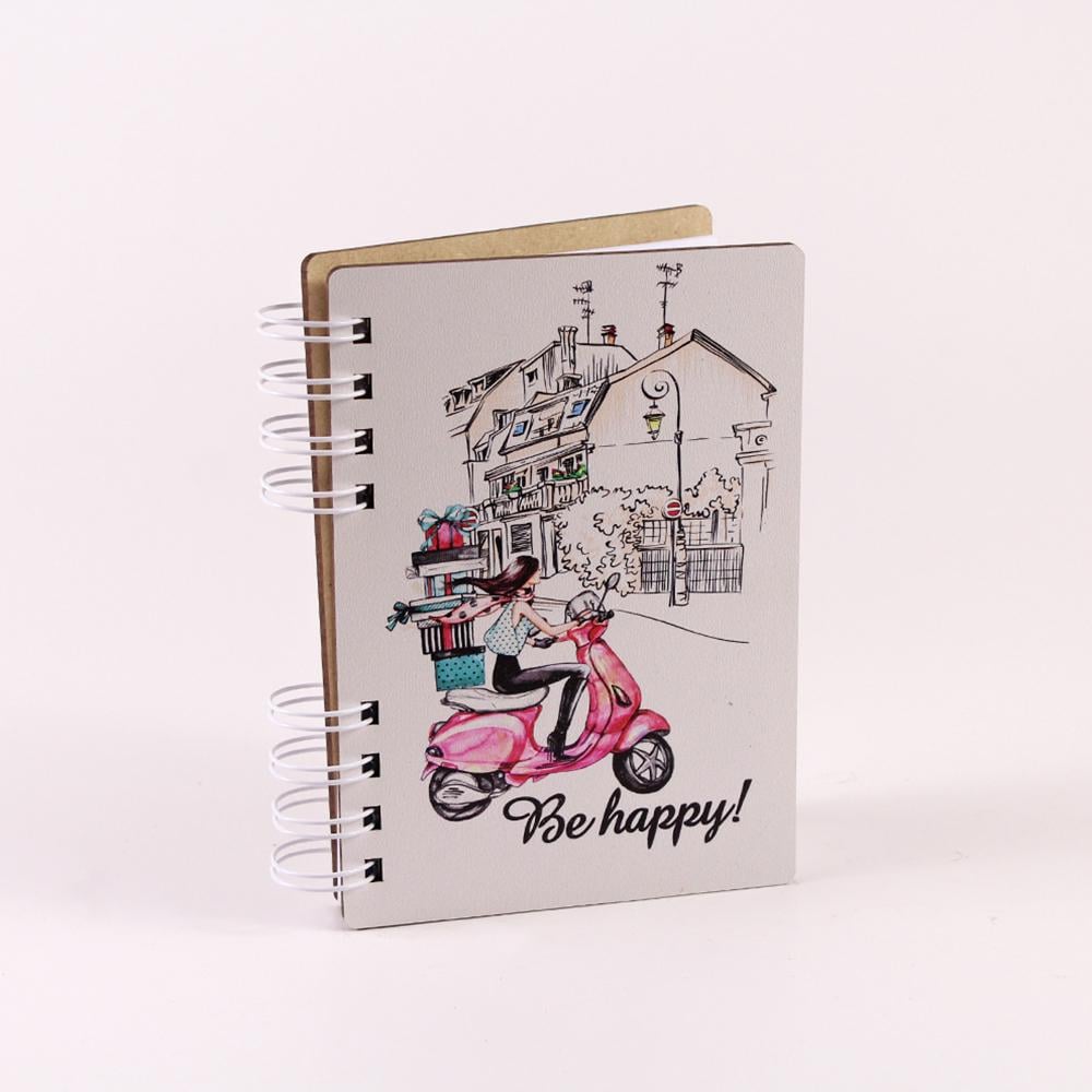 Блокнот "Be happy!" А6 (3702) Блокнот "Be happy!" А6 (3702)