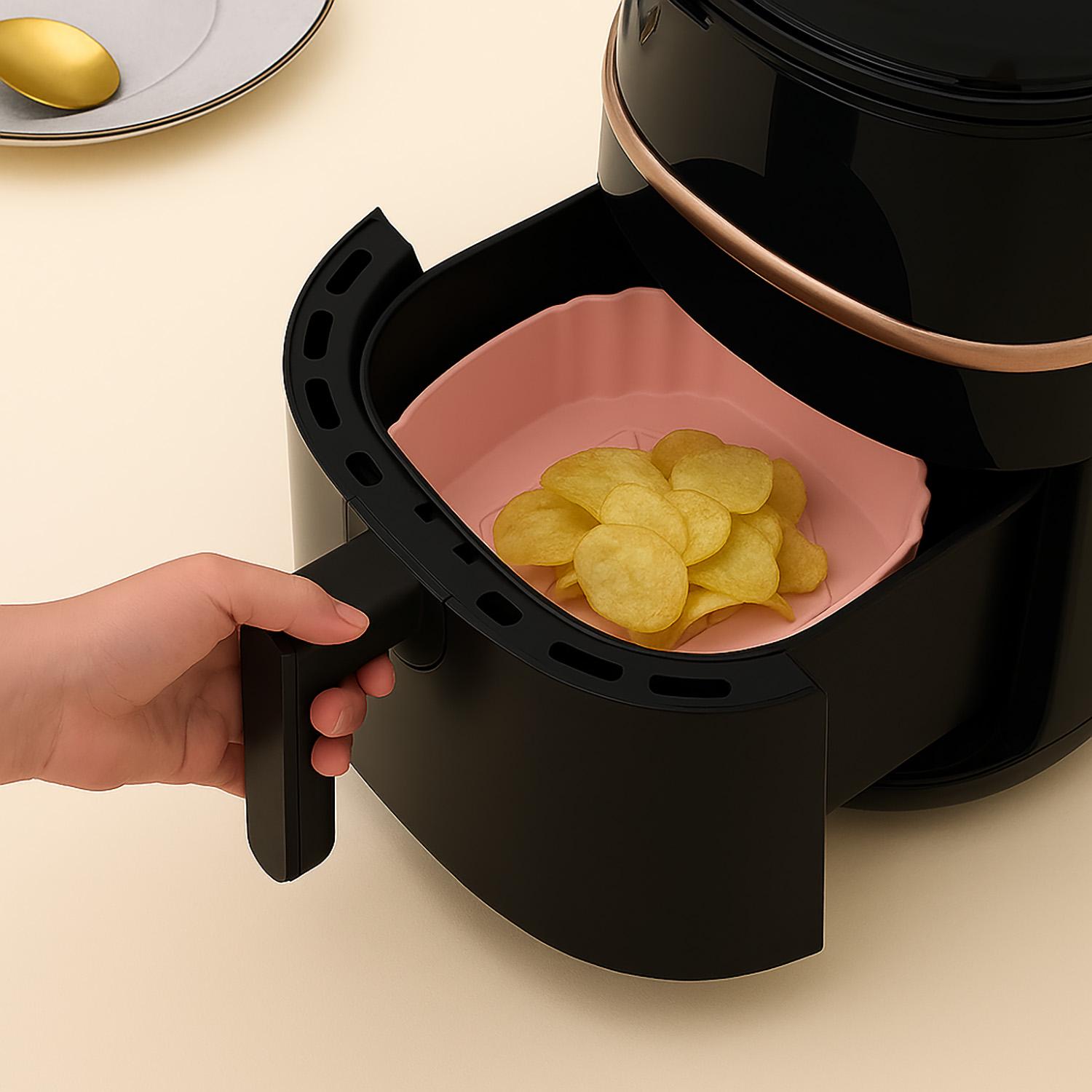 Форма силіконова для печі квадратна 20х20 см Рожевий (26644927) - фото 7 Форма силіконова для печі квадратна 20х20 см Рожевий (26644927) - фото 7