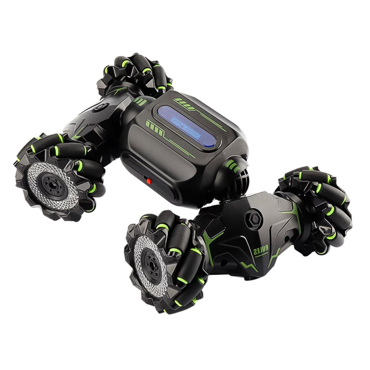 Машинка трюкова на радіокеруванні JC02 з пультом та браслетом повний привід 360° Green (785969) Машинка трюкова на радіокеруванні JC02 з пультом та браслетом повний привід 360° Green (785969)