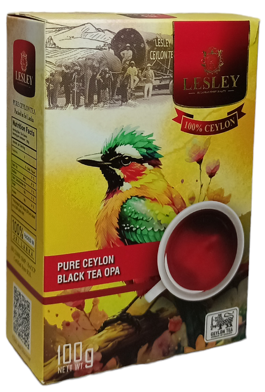 Чай Lesley черный OPA цейлонский крупнолистовой 100 г (59292)