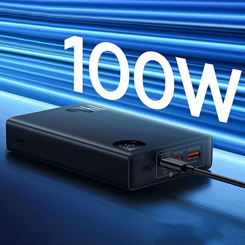 Повербанк BASEUS Adaman Digital Display 140W 24000 mAh Cluster Black (00000073003_1) - фото 5