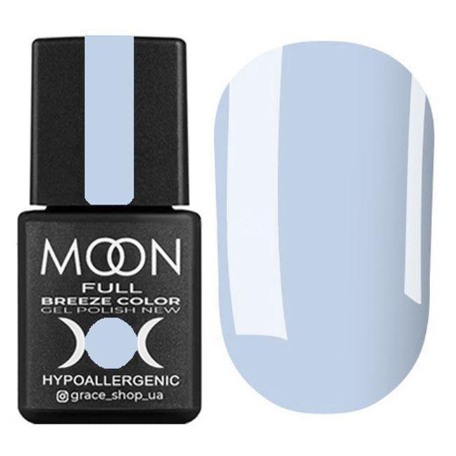 Гель-лак Moon Full Breeze Color 8 мл №413 Нежный голубой эмаль