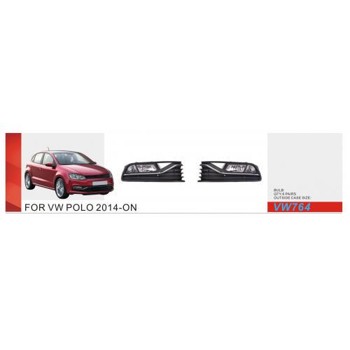 Фары дополнительные для VW Polo 5 2014-17 VW-764 H8 12 V 35 W (84123)