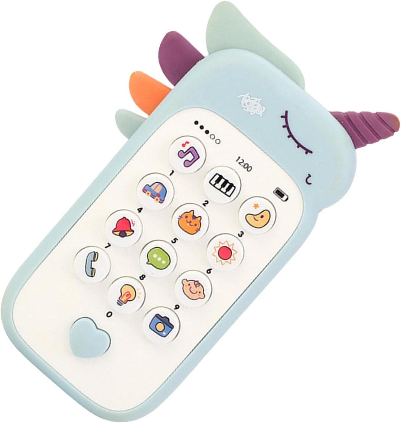 Детская музыкальная игрушка Телефон Unicorn Blue (19483442)