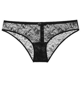 Трусы кружевные Emporio Armani S Черный (7A236-162525)