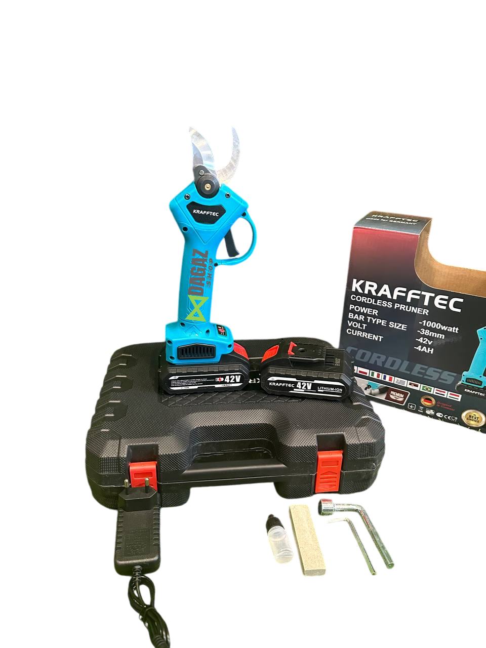 Секатор акумуляторний Krafftec (42V 4AH)