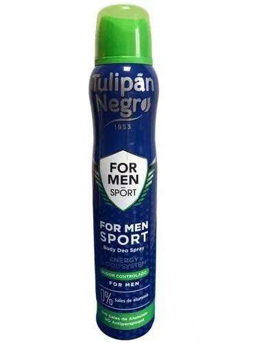 Дезодорант-спрей Tulipan Negro For MEN SPORT 200 мл (112670)