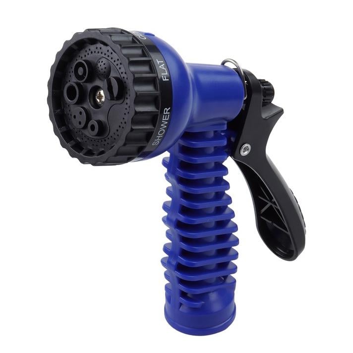 Пистолет для полива на 7 режимов с креплением 3/4" (1011035-Blue) Пистолет для полива на 7 режимов с креплением 3/4" (1011035-Blue)