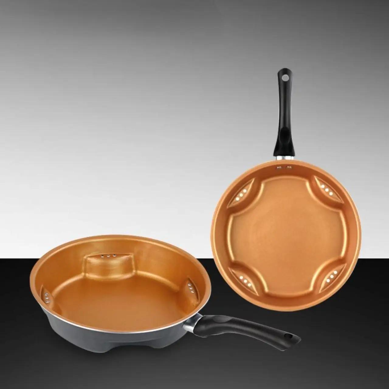 ᐉ Сковорода стальная воздушная Steel Air Fry Pan антипригарная (00700 ...