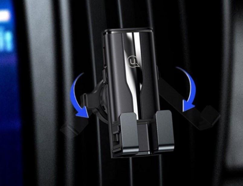 Тримач автомобільний з автозажимом Usams USZJ058 на решітку повітропроводу (2006893639) - фото 8 Тримач автомобільний з автозажимом Usams USZJ058 на решітку повітропроводу (2006893639) - фото 8