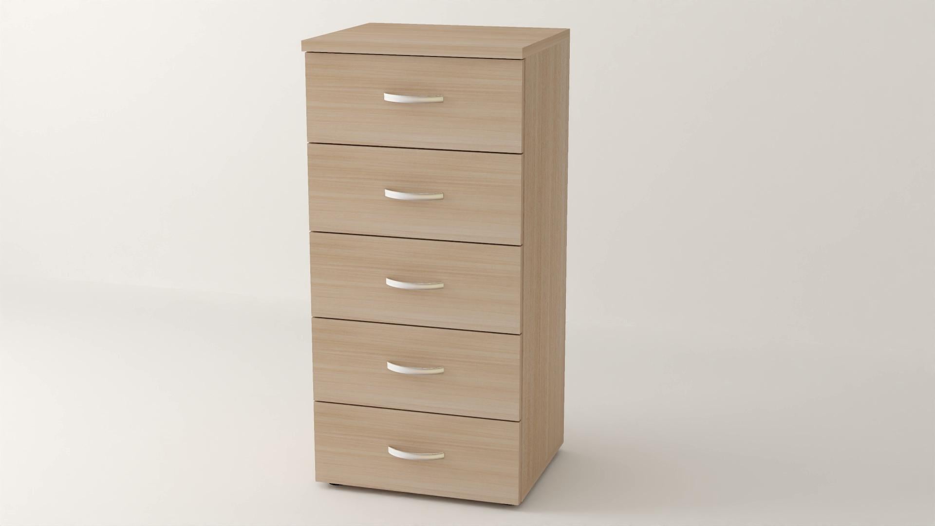 Комод Алекса ВК-5 40х38х90 см Дуб молочный