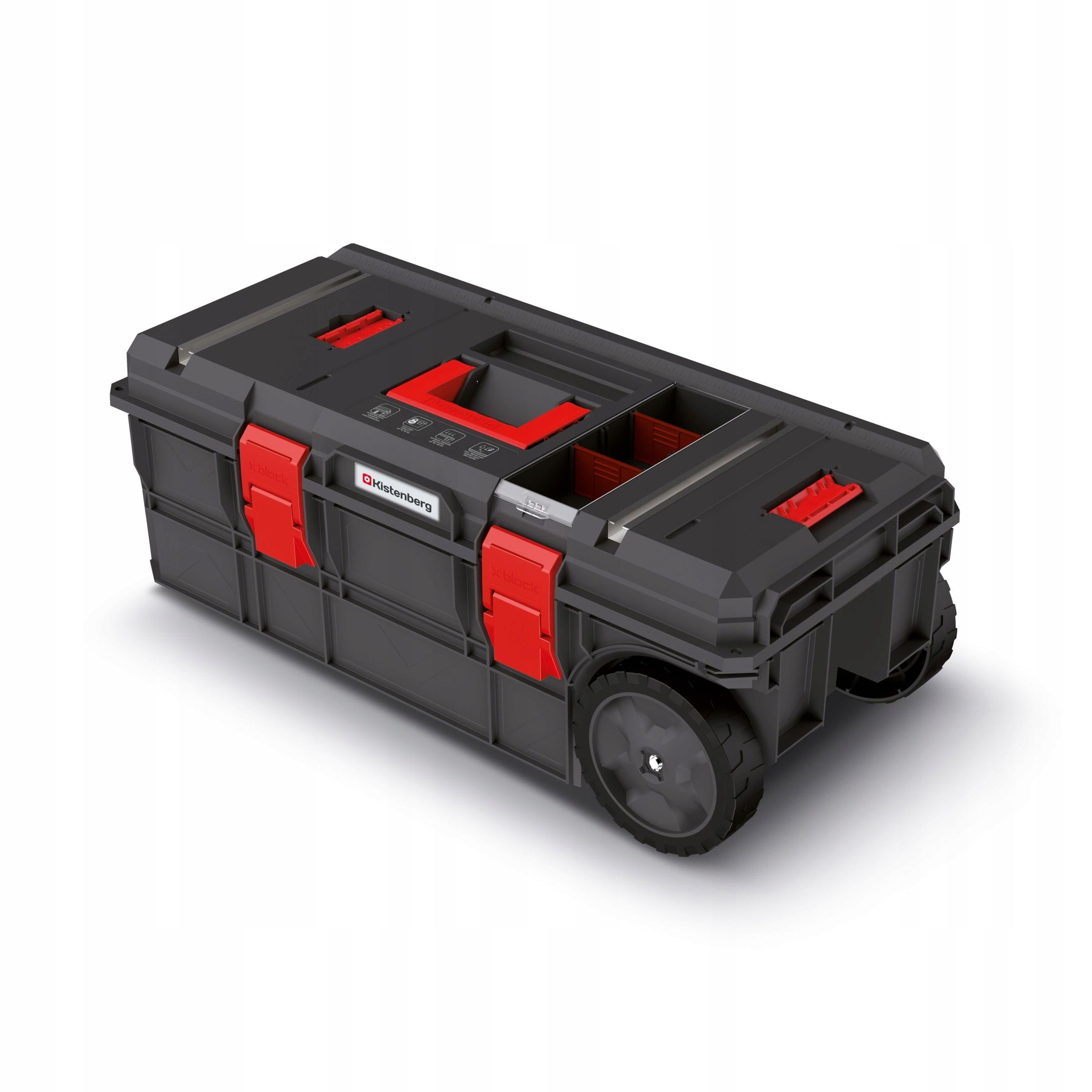 Сундук для инструментов на колесах Kistenberg 795x380x307 мм + ручка X BLOCK TECH Wagon (11892)