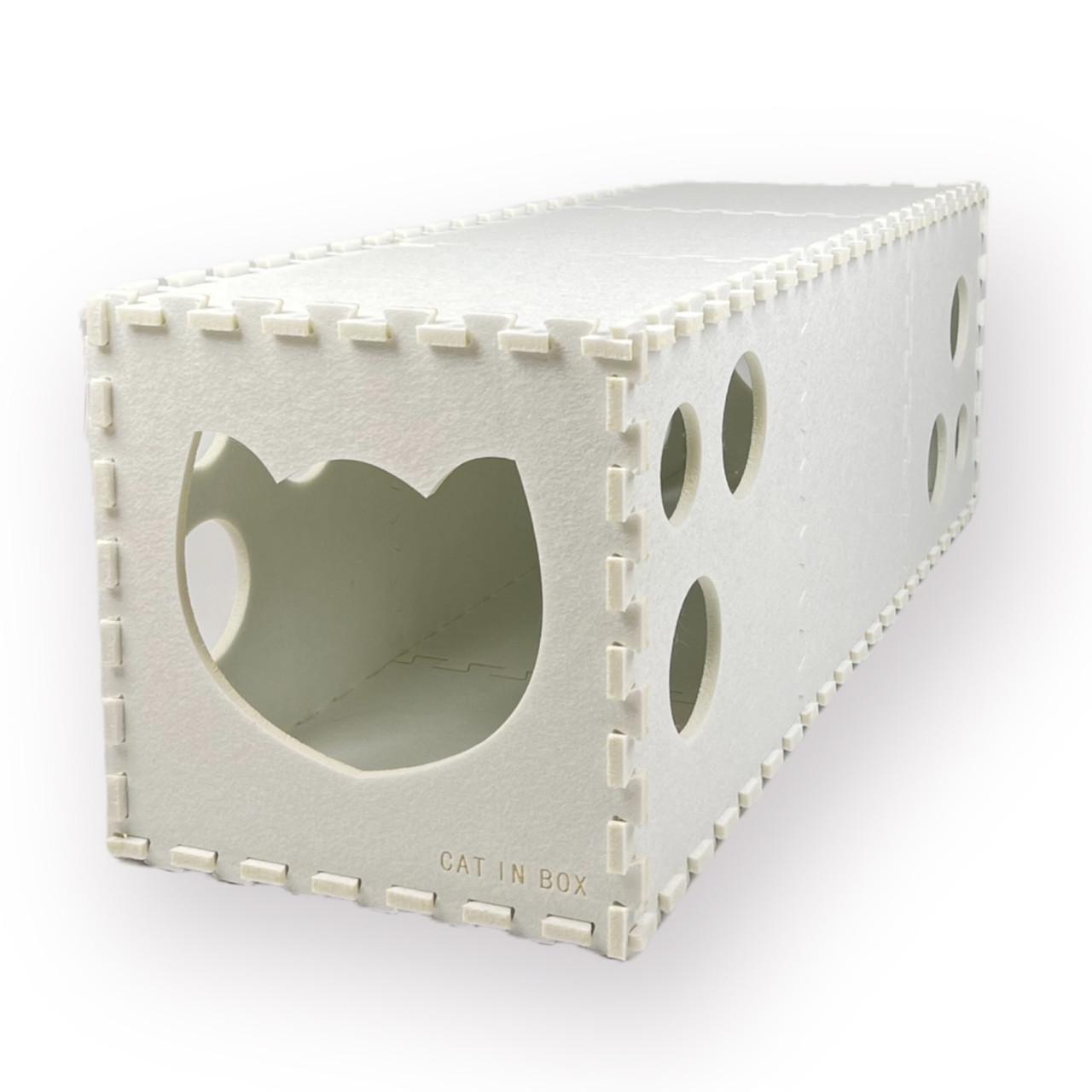 Домик-туннель трансформер для котиков CAT IN BOX Белый (2001614513) - фото 2 Домик-туннель трансформер для котиков CAT IN BOX Белый (2001614513) - фото 2