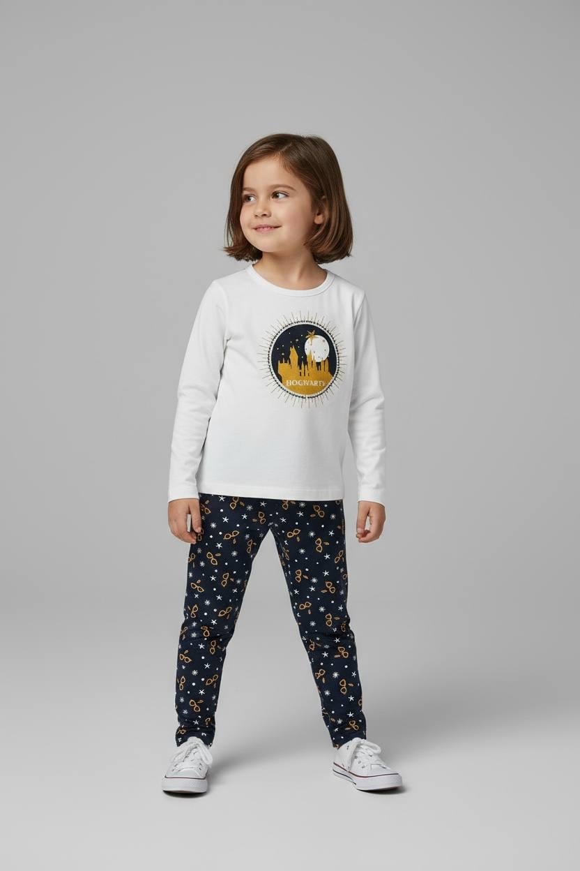 Піжама Harry Potter 8/10 років 134-140 см Синій/Білий