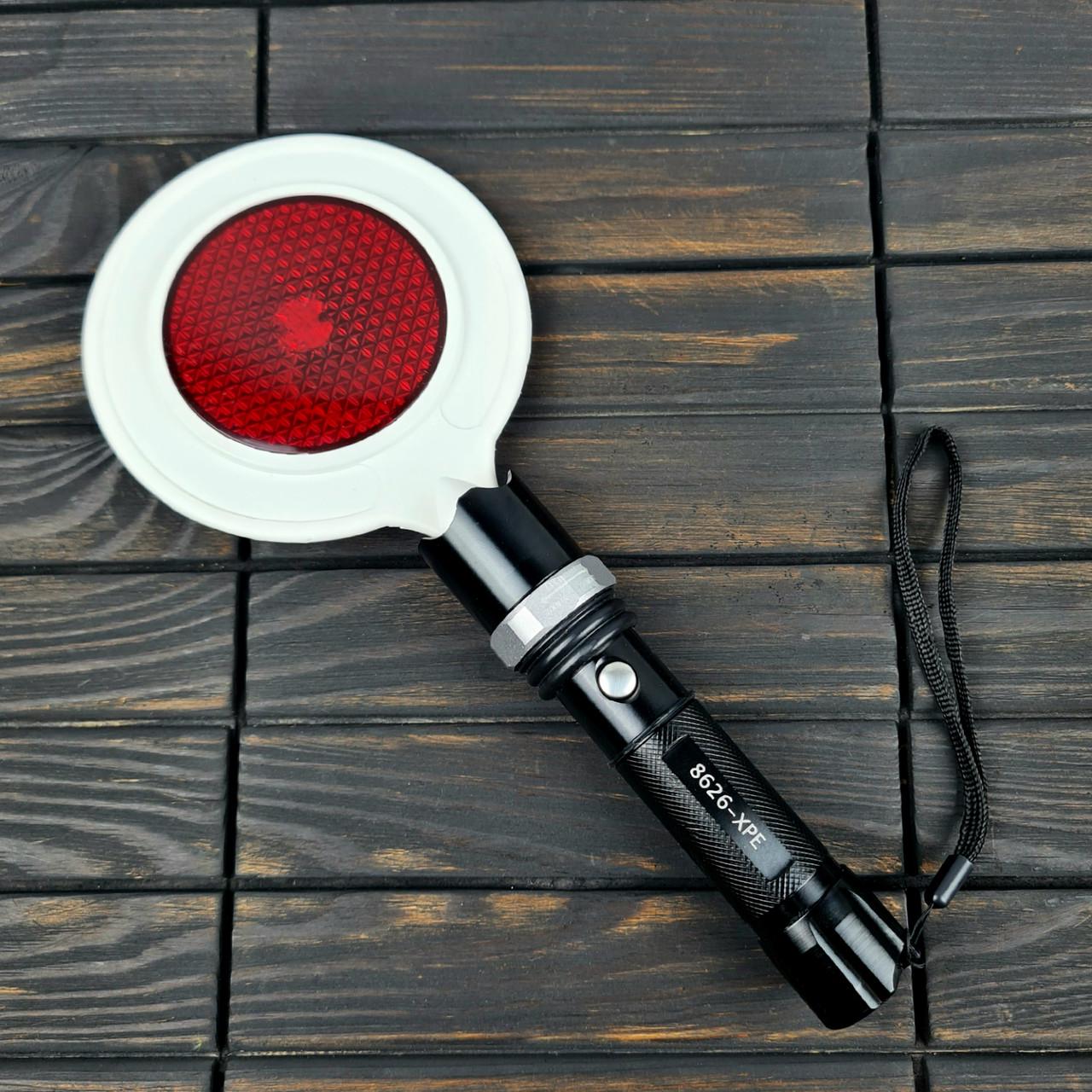 Жезл полицейский для регулирования дорожного движения с катафотом стробоскопом 30 см (2397054673) - фото 3 Жезл полицейский для регулирования дорожного движения с катафотом стробоскопом 30 см (2397054673) - фото 3