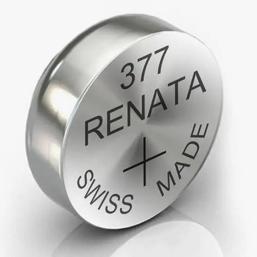 Батарейка годинникова Renata 1 шт. R377 Silver Oxide (SR626SW) - фото 1 Батарейка годинникова Renata 1 шт. R377 Silver Oxide (SR626SW) - фото 1