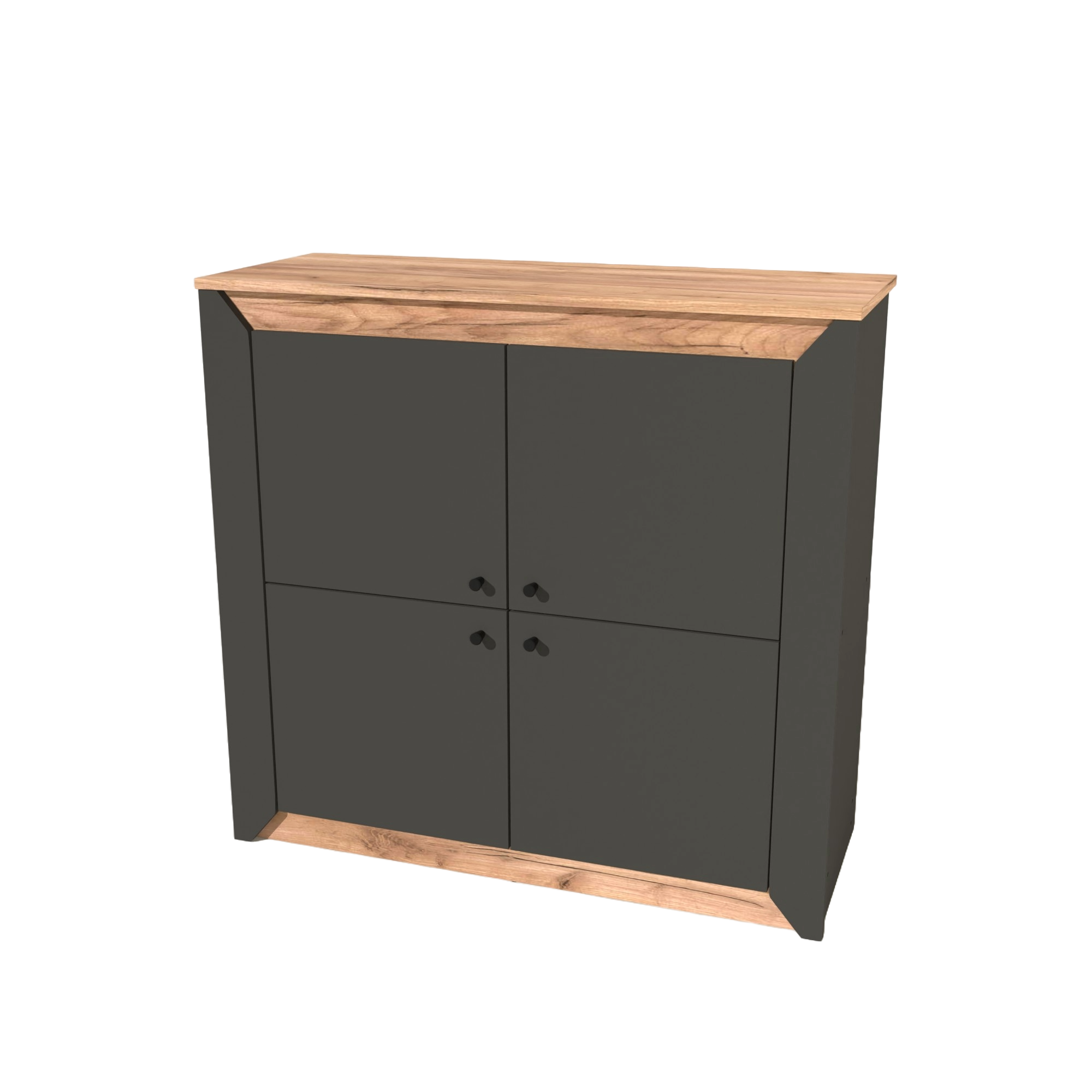 Тумба под ТВ Everest Нордик 980 980х378х923 мм Дуб крафт золотой/Графит (11175)