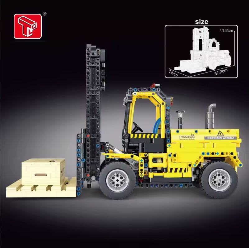 Конструктор детский Вилочный погрузчик на дистанционном управлении 2028 дет. - фото 3 Конструктор детский Вилочный погрузчик на дистанционном управлении 2028 дет. - фото 3