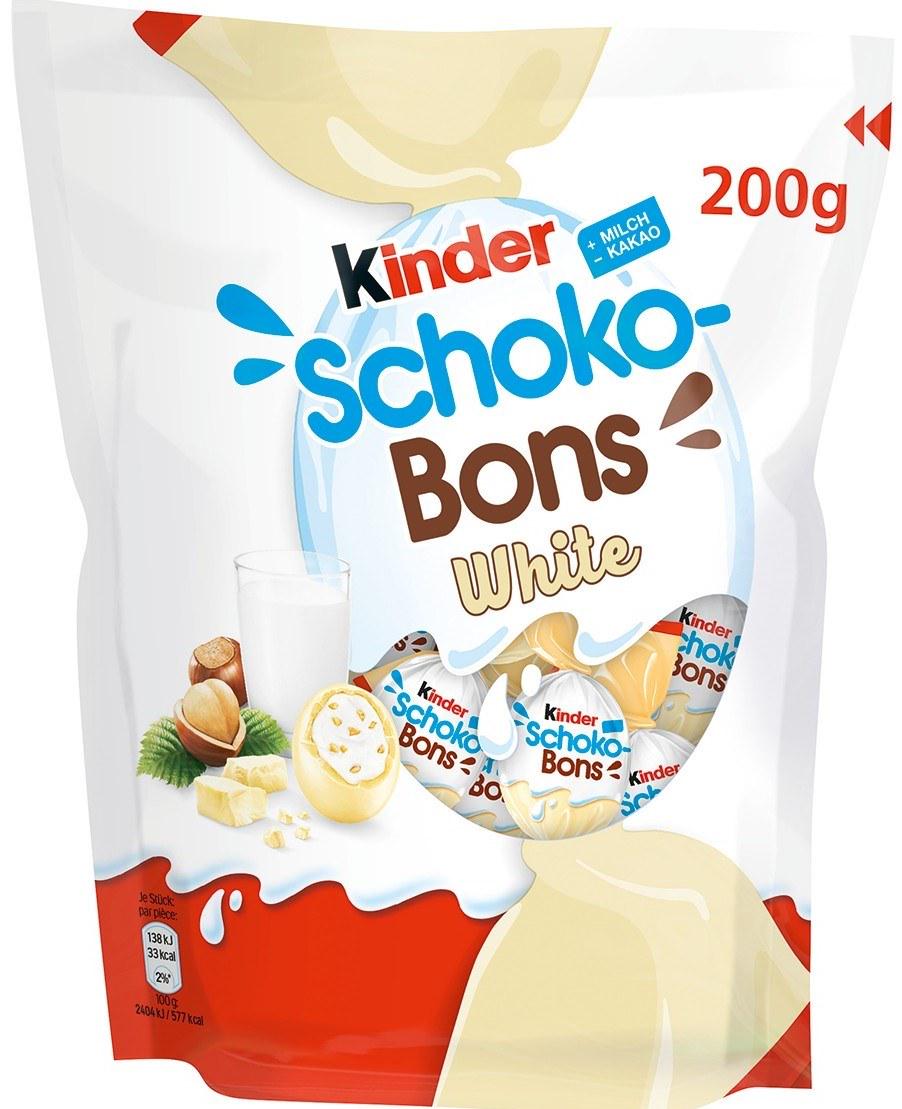 Конфеты Kinder Schoko-Bons White 200 г (15643)