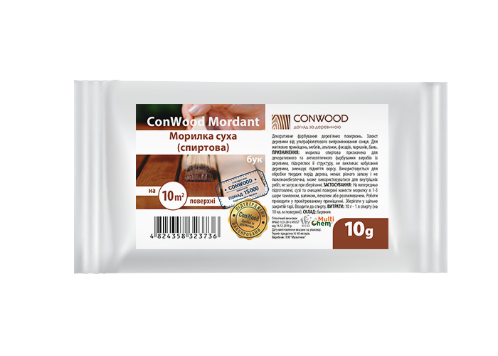 Морилка сухая спиртовая ConWood Mordant 50 мл Палисандр (021531)