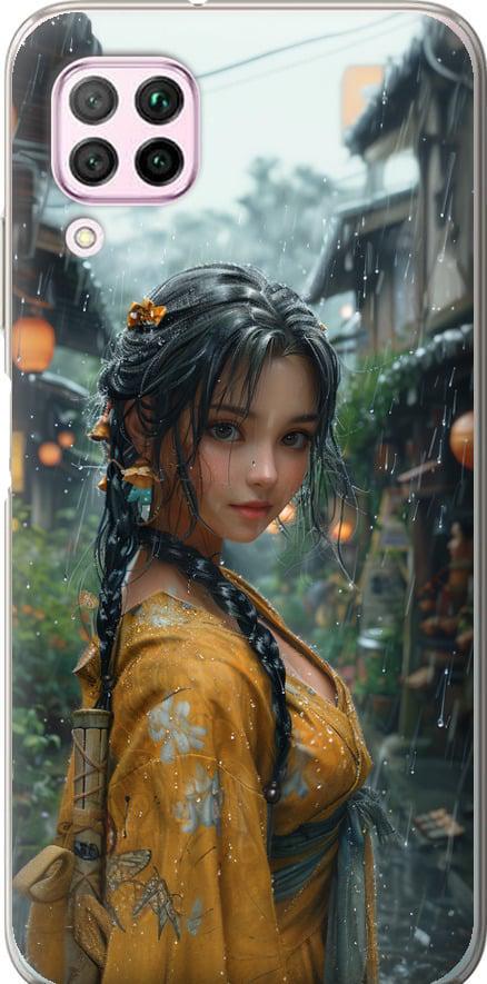 Чехол на Huawei P40 Lite Anime-girl (6133u-1887-42517)