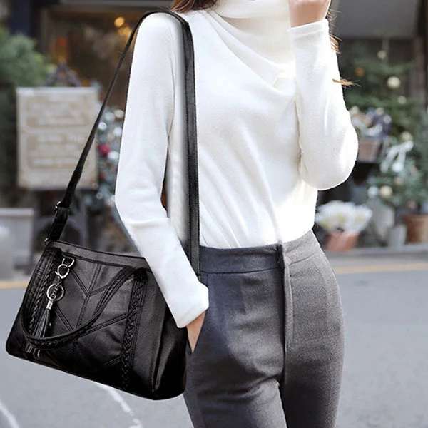 Женская сумка через плечо C00204-1 Черный (C00204-1) - фото 3 Женская сумка через плечо C00204-1 Черный (C00204-1) - фото 3