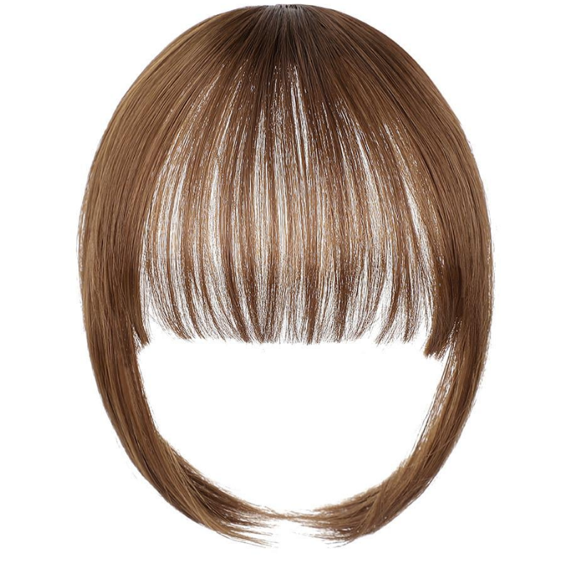 Искусственные волосы прядь с челкой на шпильках Рыжий (29862395)