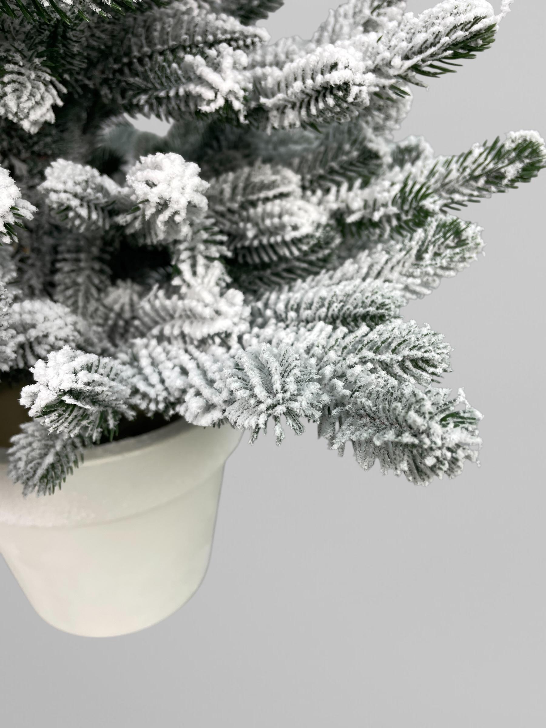 Искусственная елка литая Traditional заснеженная в горшке 70 см Зеленый (Н01021) - фото 7 Искусственная елка литая Traditional заснеженная в горшке 70 см Зеленый (Н01021) - фото 7