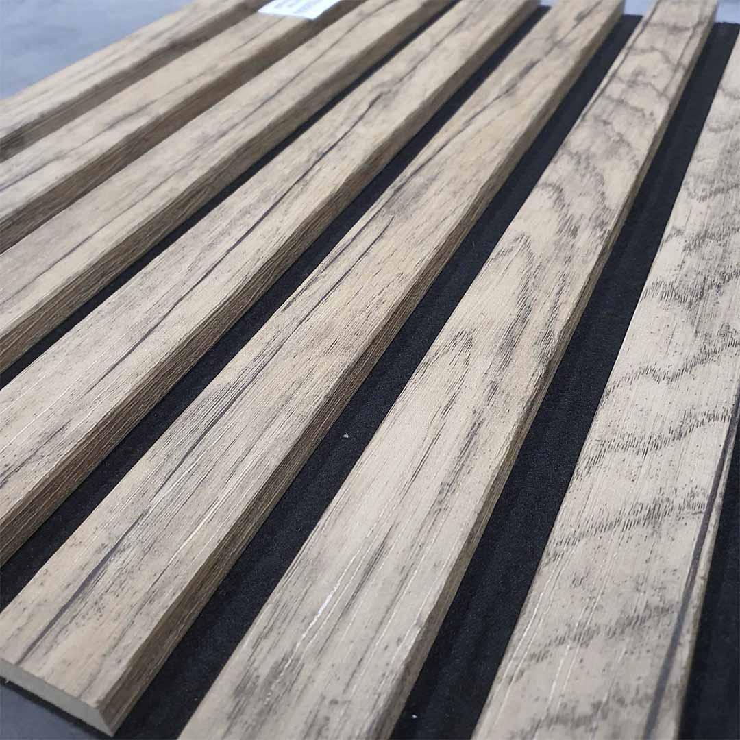 Панель стеновая акустическая реечная Neman 2780х300 мм Рустик золотой - фото 2