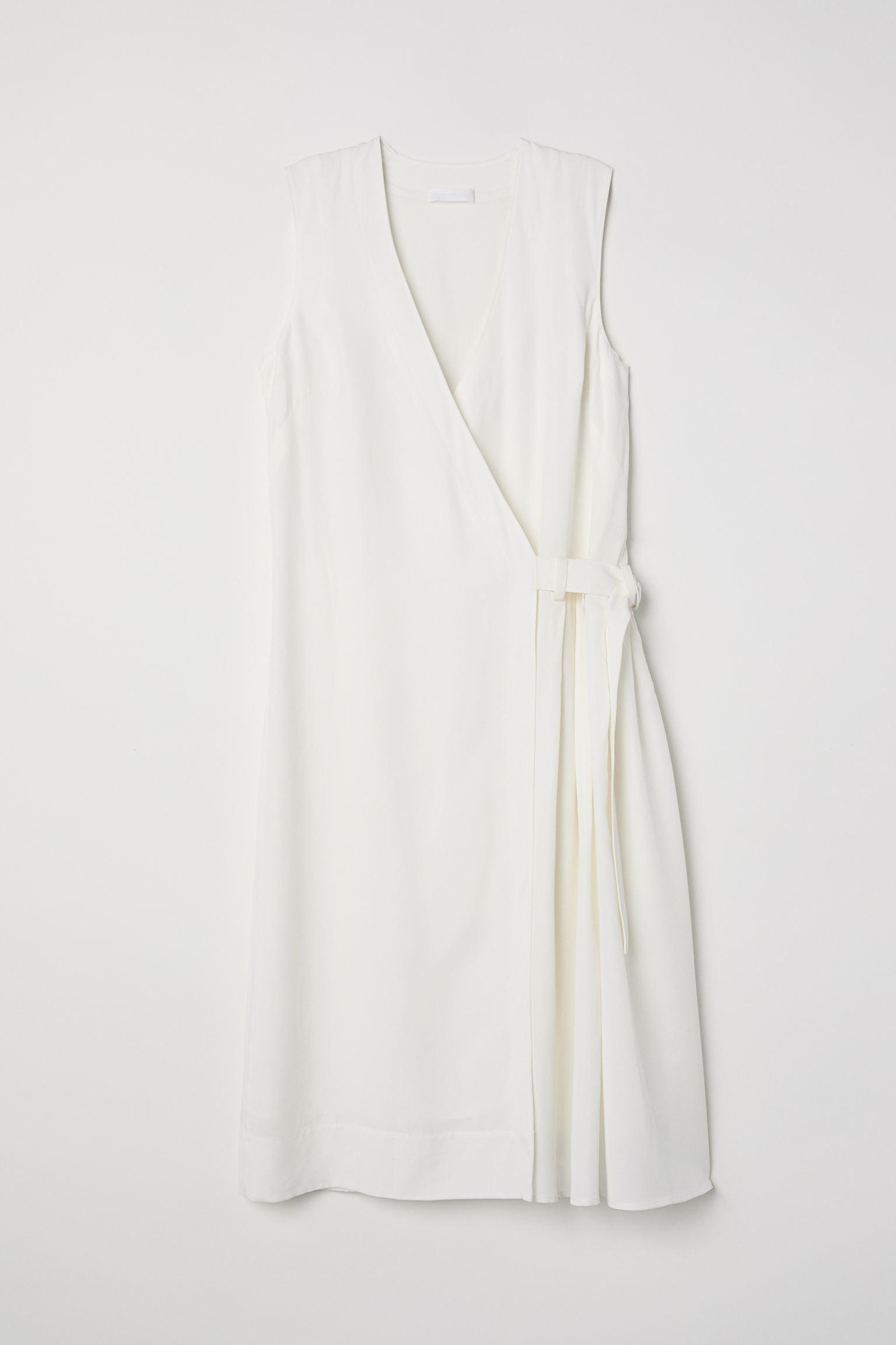 Платье H&M р. 38 Белый (202631711)