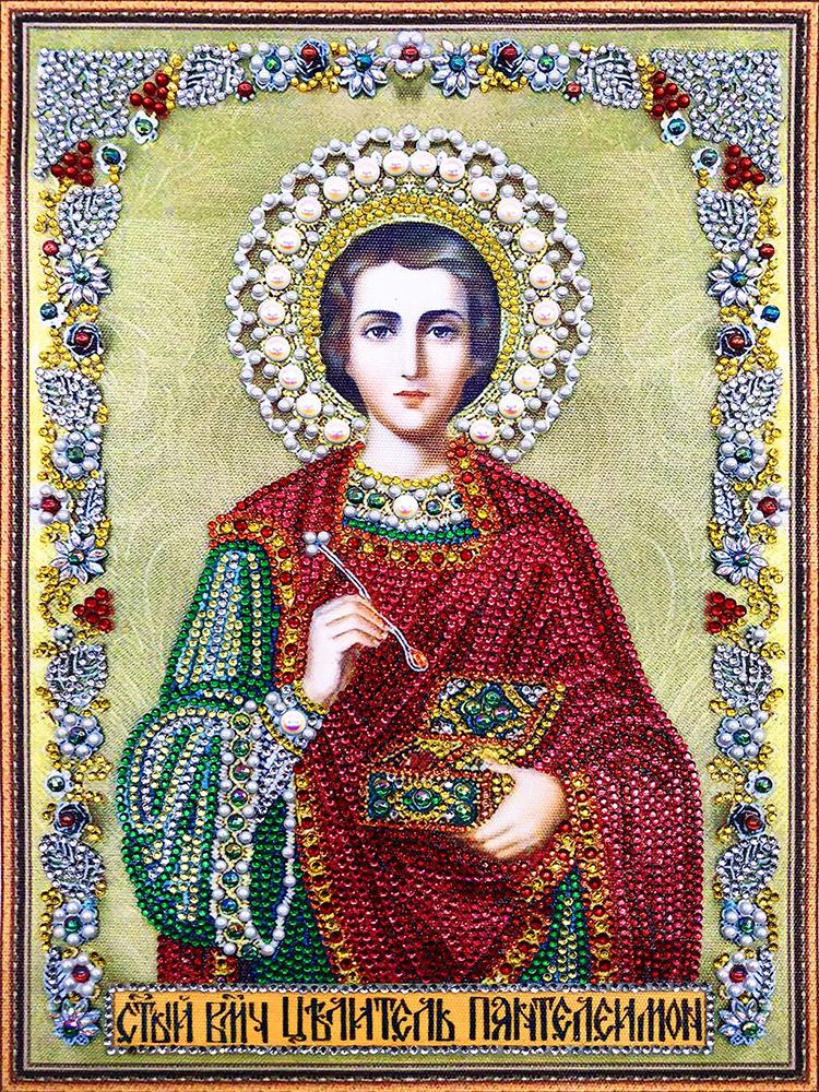 Алмазная Мозаика Emerald Craft Икона Святой Пантелеймон 30x40 см (23921)