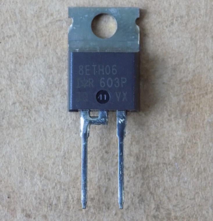 Диод 8ETH06 600V/8A/TO220-2pin (50640)