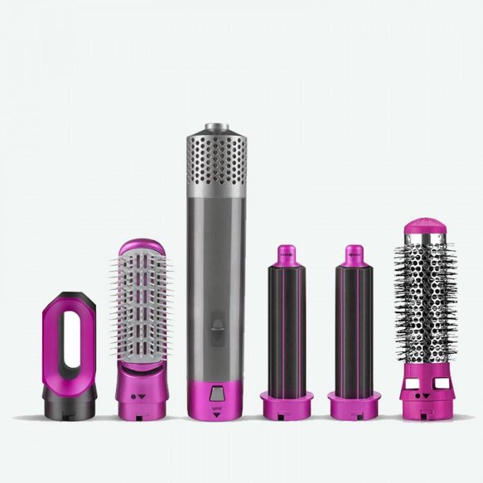 Стайлер для різних типів волосся Hot Air Styler 5в1 з функціями надання об'єму/випрямлення/укладання (TP-5+1)
