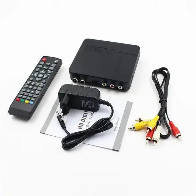 Тюнер цифровой Т2 SET TOP BOX K2 пластиковый корпус (2259421958)