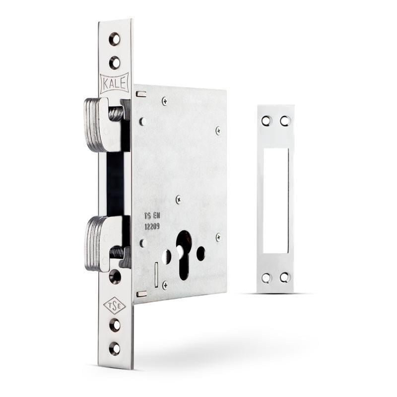 Замок Kale цилиндровый 267 В 60 мм с запорными крюками с соответствующей планкой Хром (1711914614) Замок Kale цилиндровый 267 В 60 мм с запорными крюками с соответствующей планкой Хром (1711914614)