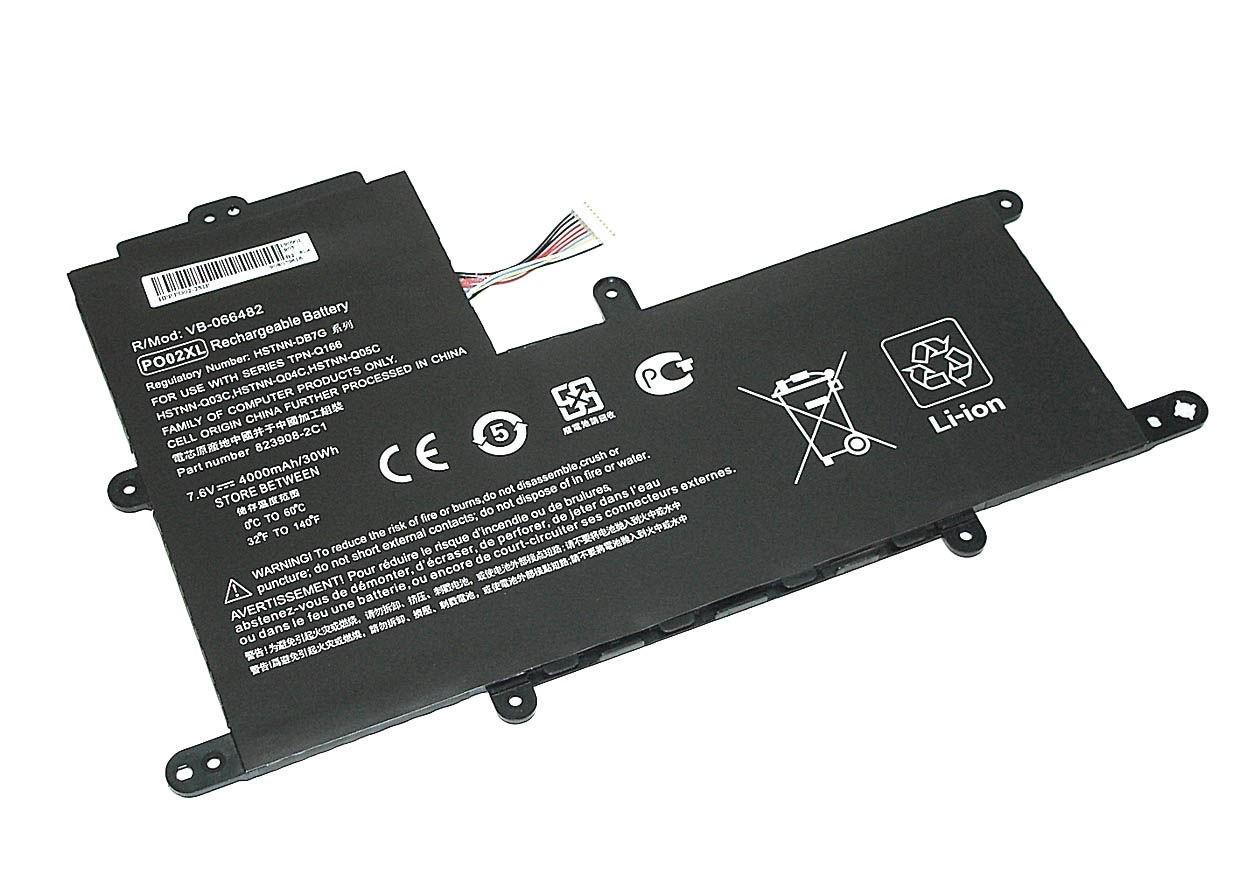 Батарея акумуляторна для ноутбука HP PO02XL Stream 11-R 7,6 V 4000 mAh OEM Black (col79010822)