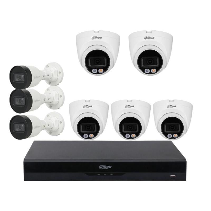Комплект видеонаблюдения IP Dahua KIT-DH206 уличный